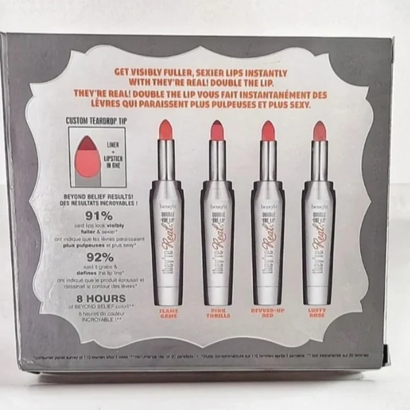 Benefit Cosmetics - "They're Real BIG SEXY 4pc All-in-One Lip/Lipliner Kit" - Picture 3 of 4